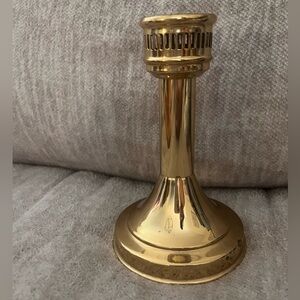 Elegant Gold MCM Candle Holder